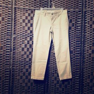 Boyfriend khaki Capri